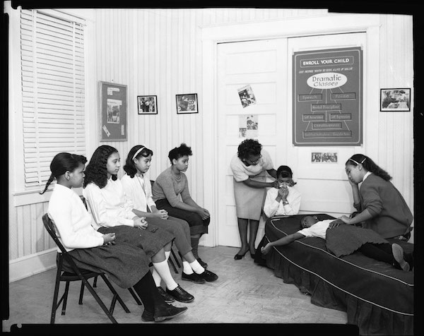 Drama class at Goins Music School Group, February 1960.
